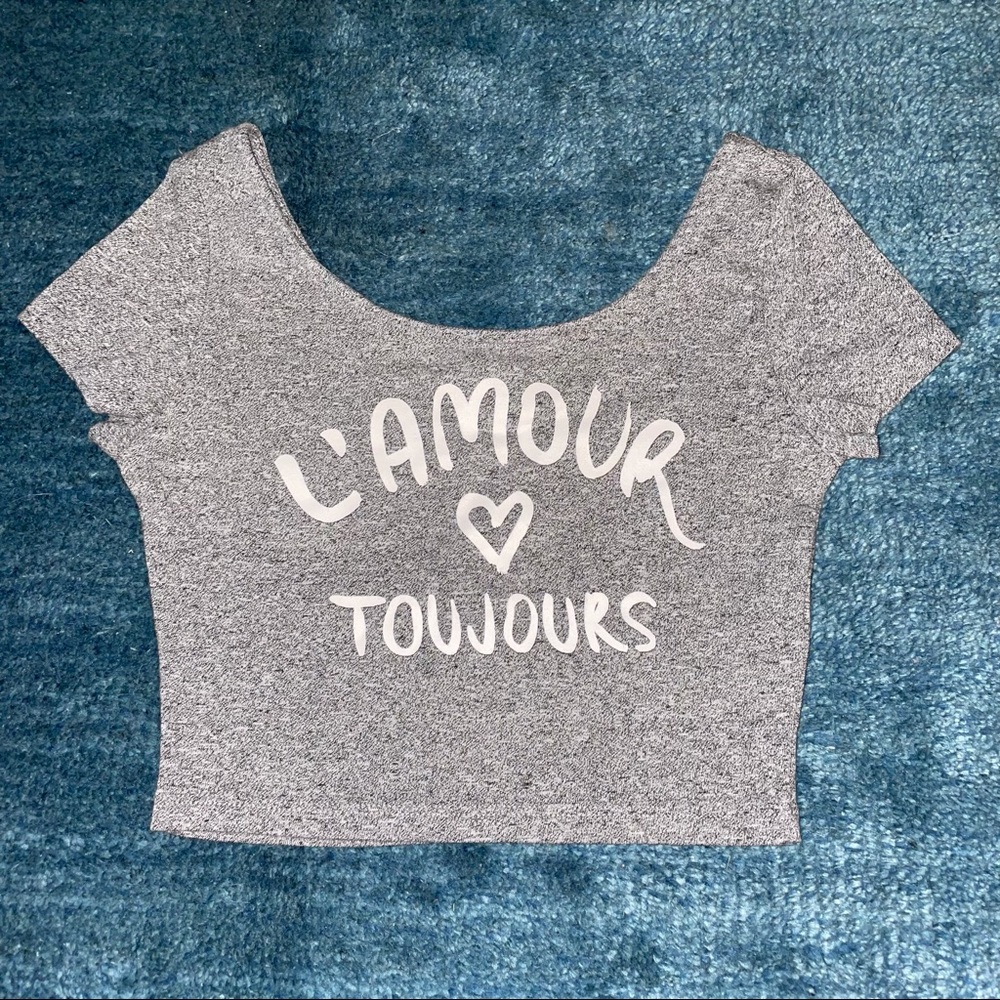 L’amour Toujours Crop Top